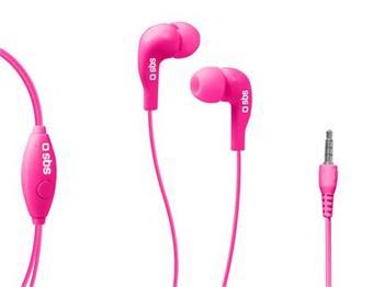 SBS-Studio Mix 10 headphones with microphone, pink