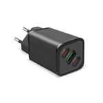 
SBS-Travel adapter NanoTube 2x USB-C/USB-A, GaN, 100 W, PD, black
