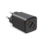 
SBS-Travel adapter NanoTube 2x USB-C/USB-A, GaN, 65 W, PD, black
