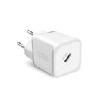 
SBS-Travel adapter NanoTube USB-C, GaN, 20 W, PD, white
