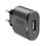 
SBS-Travel adapter USB-A, 5 W, 1 A, black
