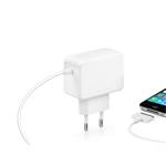 SBS-Travel charger MFI 30pin connector, 1 A, white