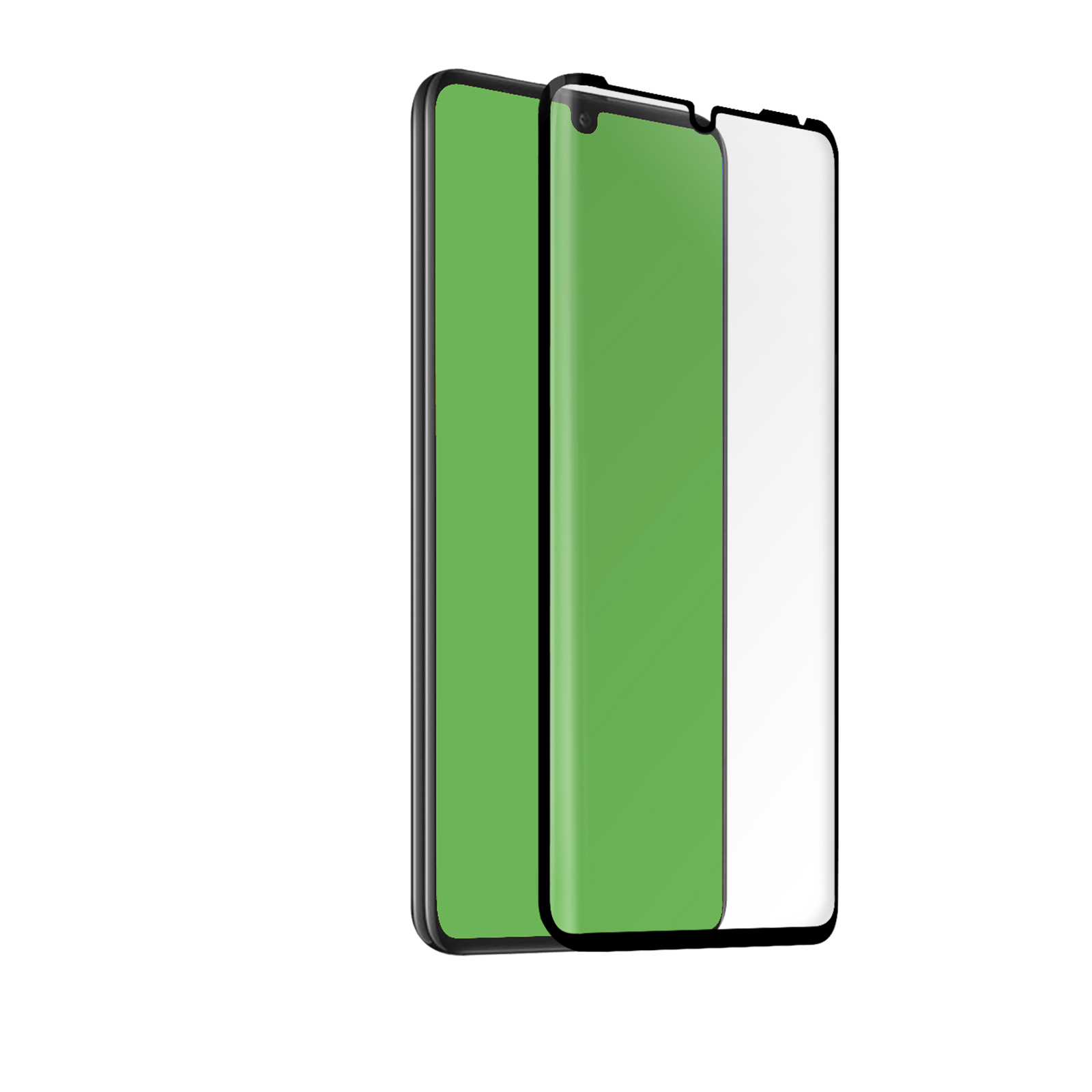 SBS - Tvrdené sklo 4D Full Glass pre Huawei P30 Pro, čierna