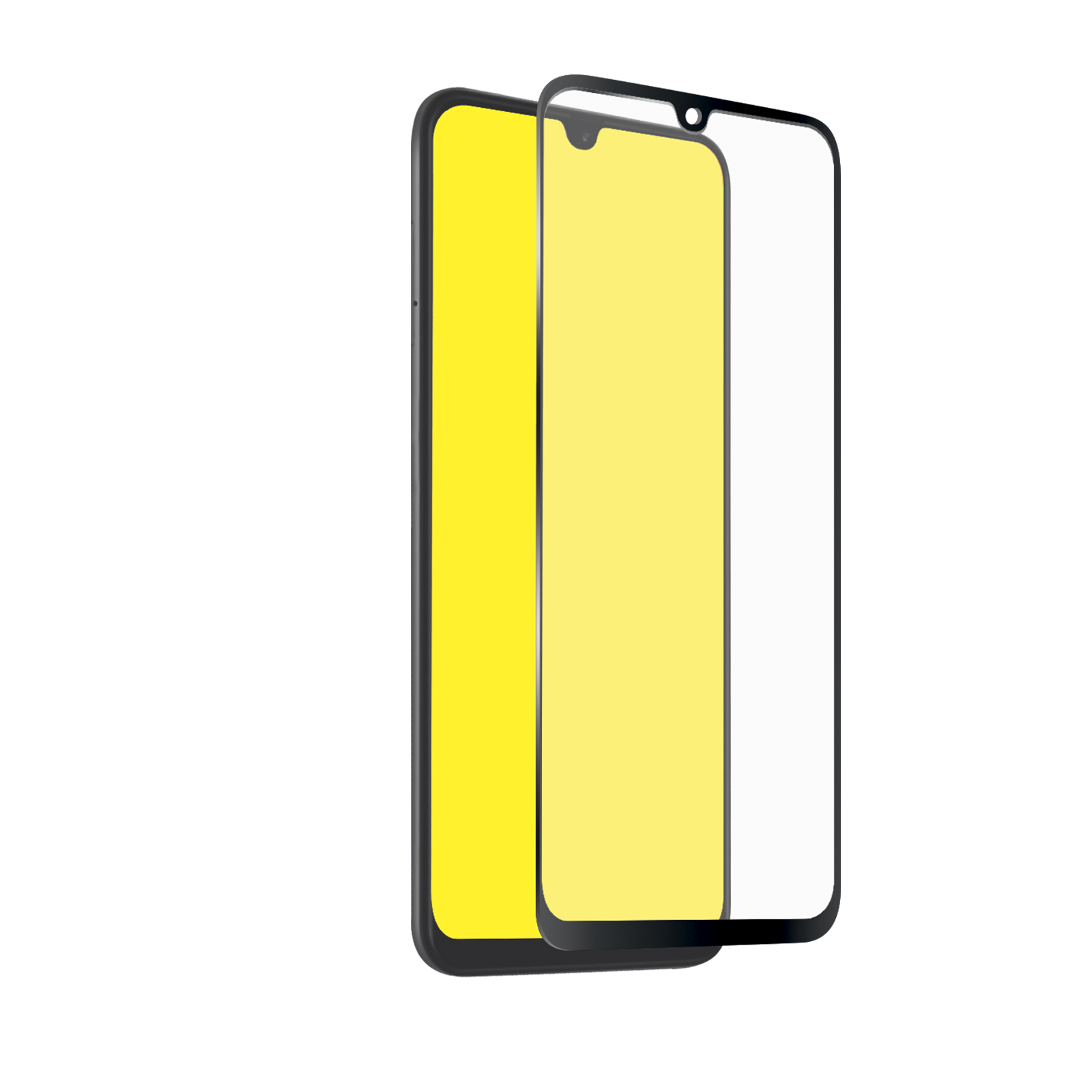 SBS - Tvrdené sklo Full Cover pre Samsung Galaxy A50s/A50/A30s/A30/A20, čierna