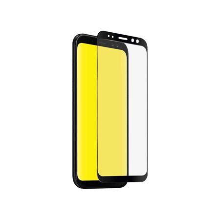 SBS - Tvrdené sklo Full Cover pre Samsung Galaxy A8+ 2018, čierna