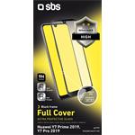 SBS-Tvrzené sklo Full Cover pro Huawei Y7 2019/Y7 Prime 2019/Y7 Pro 2019, černá