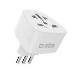 
SBS-Universal IT travel adapter, white

