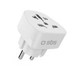 
SBS-Universal travel adapter EU, white
