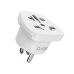 
SBS-Universal travel adapter US, white
