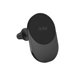 
SBS-Wireless charging car holder, Qi2, 15 W, MagSafe compatible, for grid, black
