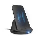 SBS-Wireless desktop charger with speaker, 10 W QI, black