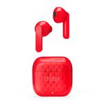 SBS-Wireless headphones TWS Air Free with charging case 250 mAh, red