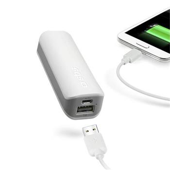 SBS - Záložný zdroj - PowerBank 2200 mAh, biela