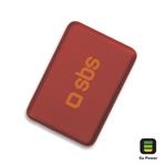 SBS - Záložný zdroj - PowerBank POP Compact, 4000 mAh, červená