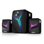 Sparco - Set bezdrôtových reproduktorov HEADLIGHTPRO, 11 W, čierna