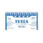 Tesla - Set batérií AAA Blue+ (R03/Shrink) 24 ks, modrá