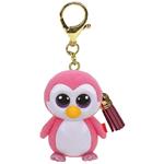 TY-Pendant GLIDER pink penguin, 6 cm