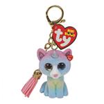 TY-Pendant HEATHER cat with horn, 6 cm