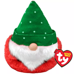 
TY-Puffies TURVEY gnome with a green cap
