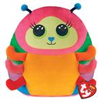 TY-Squishy NESSA multicolored caterpillar, 30 cm