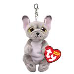 TY-WILFRED gray dog, 8.5 cm