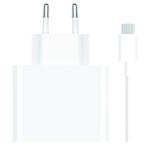 Xiaomi - Nabíjacia sada adaptér 67 W+ kábel USB-C/USB-A, biela